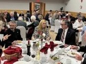 Guests at the business dinner
