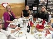Guests at the business dinner
