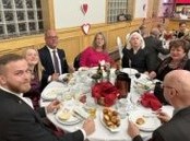 Guests at the business dinner