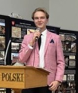 David Makarczyk at the podium